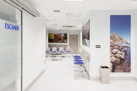 Decoración del Centro Diagnóstico Virgen Blanca en Bilbao - Interioristas en Bilbao