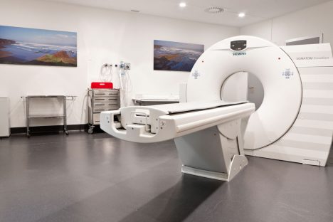 Sala de centro de diagnóstico