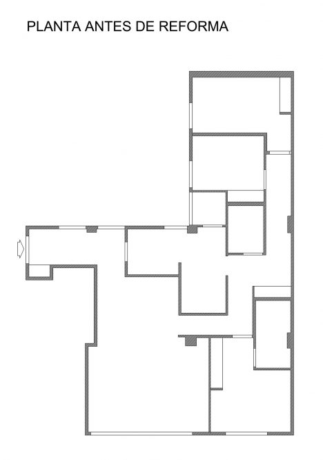 Reforma Integral en Bilbao | Plano inicial de la Vivienda a Reformar