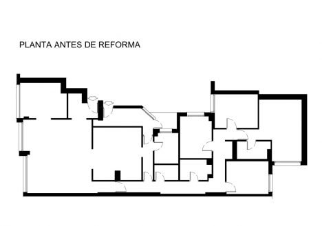 Reforma Integral en Bilbao | Plano inicial de la Vivienda