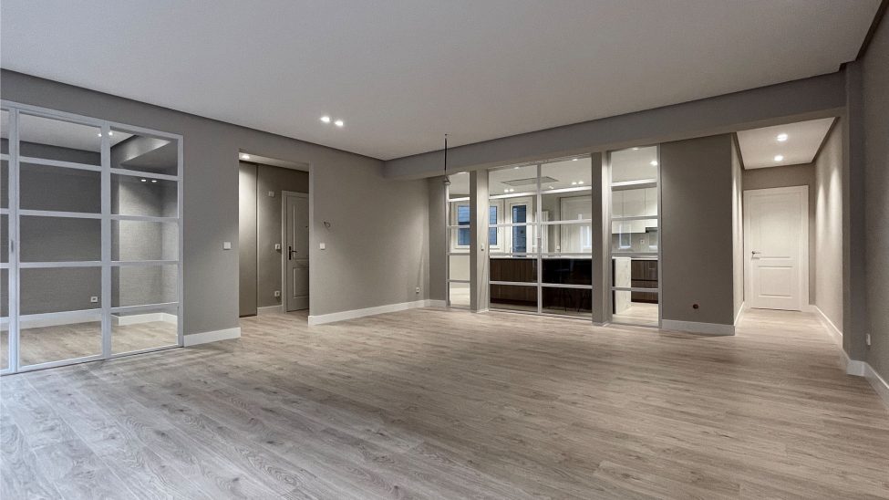 Reforma Integral en Bilbao | Imagen del amplio Salón-Comedor