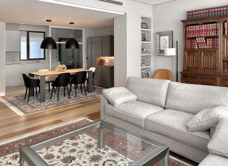 Decoración de vivienda en Bilbao - Salón estilo clásico