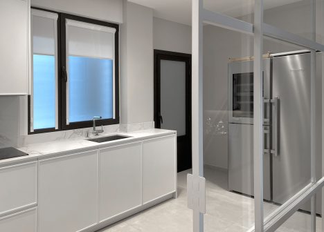 Decoración de vivienda en Bilbao - Cocina con cerramiento